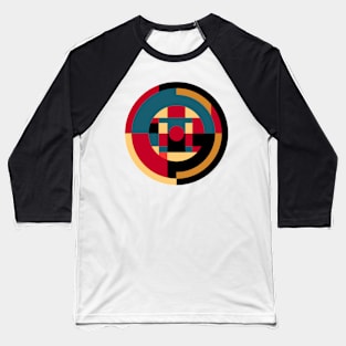 Geo Circles Baseball T-Shirt